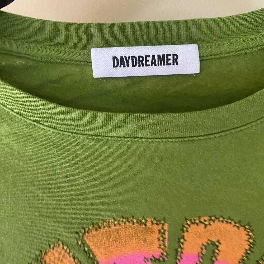 DAYDREAMER Green Elton John the One Graphic Band Vintage Tour Tee NEW Size XS - Picture 5 of 6